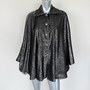 NEW!!! CHANEL women poncho with shimmer size 34 FR Authentic Retail 6900$